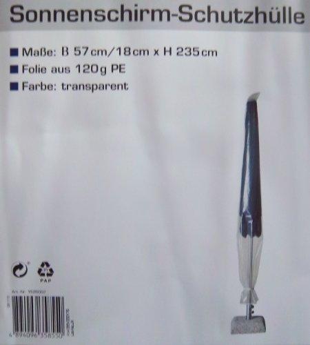 Bonus Housse de protection pour parasol hauteur de 2,35 cm (transparent) code EAN 4894096358550 