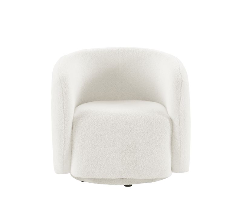  Fauteuil fixe NIELS tissu blanc code EAN 4894223234559 