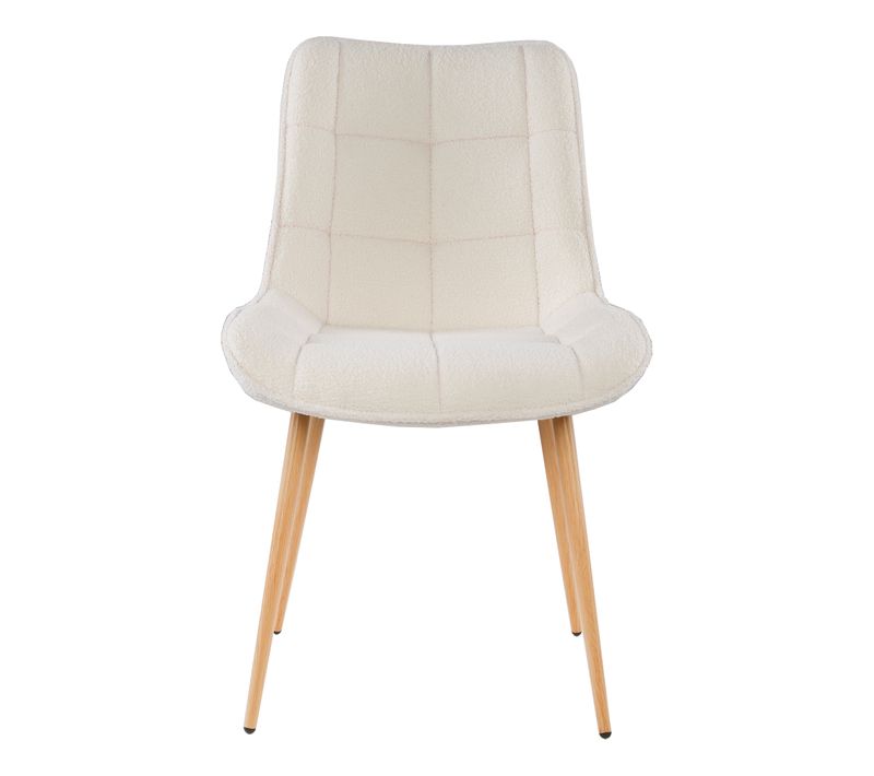  Chaise tissu bouclettes GABIE écru code EAN 4894223236973 