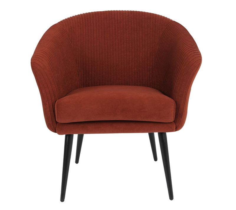  Fauteuil MARCUS tissu terracotta code EAN 4894223240925 