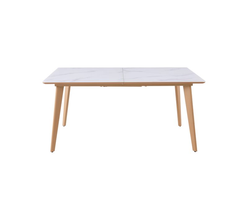  Table  L.160/200 + allonges MAXTON Verre / Imitation marbre code EAN 4894223242455 