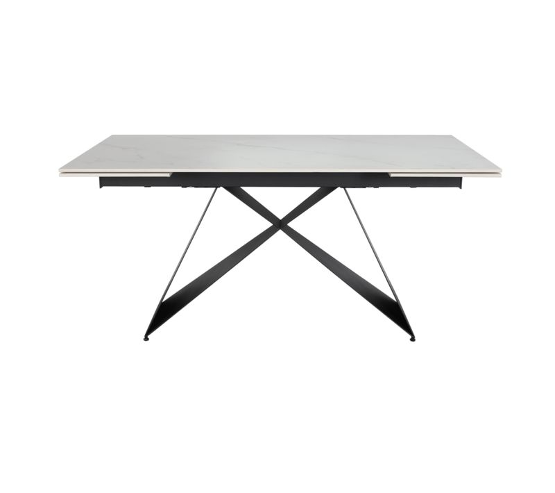  Table L. 160/240 + allonges PORTO Noir et blanc code EAN 4894223242493 