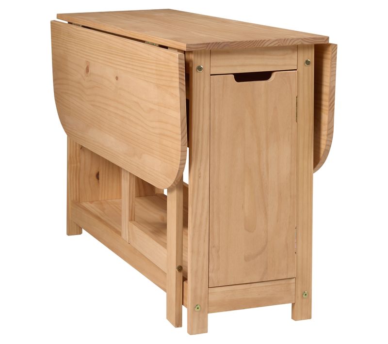  Table rabattable 1 porte MYLENA Bois massif code EAN 4894223242998 