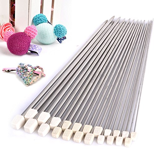 Ensemble de 22 pièces 11 Tailles Aiguilles à Tr...