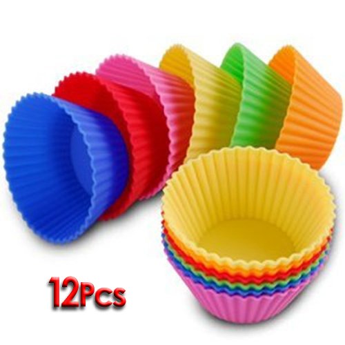 Bestofferbuy - 12Pcs Moule En Silicone Pour Muf...