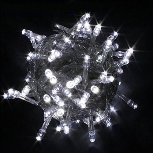 Guirlande Décorative 10 M 100 LED Lumières Blan...