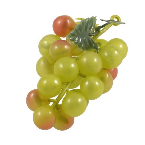 Grappe de raisin artificielle en plastique vert...
