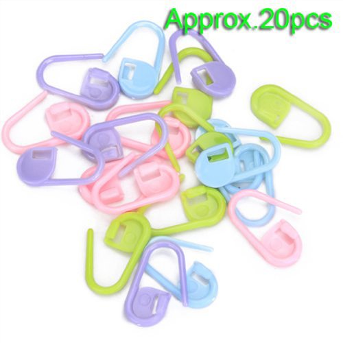 SODIAL (R)20pcs Crochet Tricot Verrouillage mar...