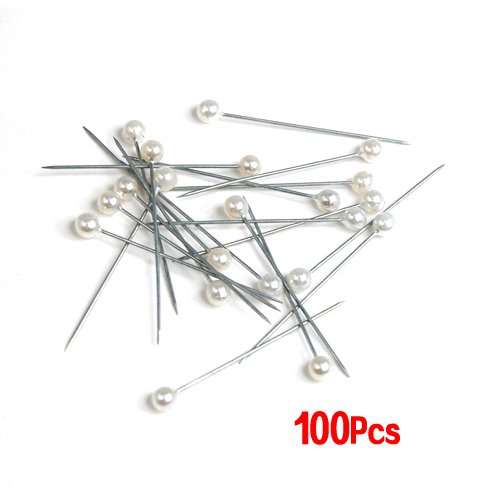 100pcs perle epingles blanc/ivoire pour mariage...