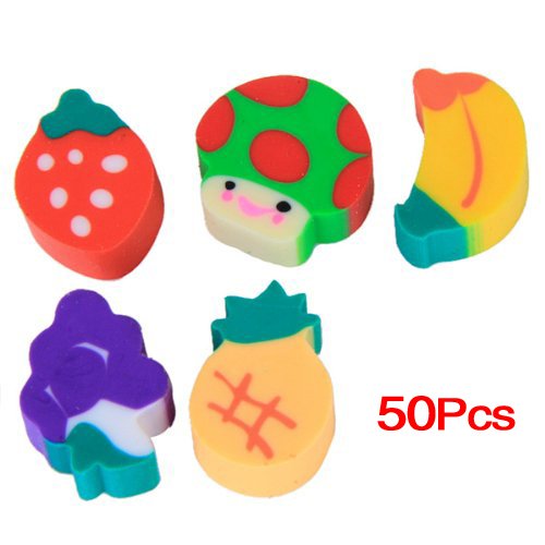 SODIAL(R) 0 pcs mini gommes colorees en forme de fruits code EAN 4894462077009 
