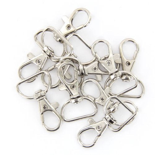 10pcs mousquetons pivotants de couleur d'argent 23mm x 38mm 4894462077764 SODIAL(R) 10pcs mousquetons pivotants de couleur d'argent 23mm x 38mm 4894462077764 SODIAL(R)