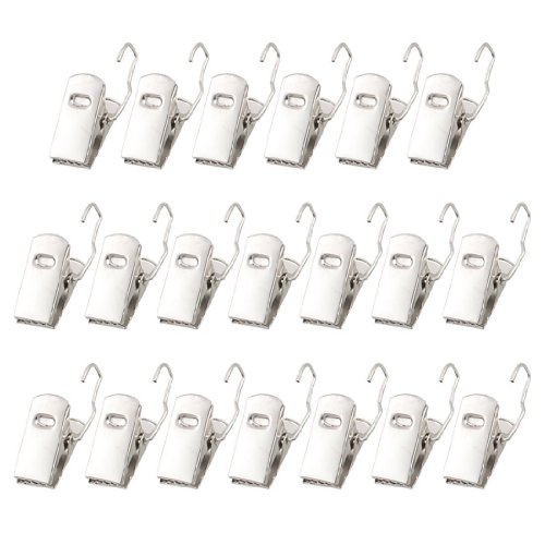 Ton argent courbant crochet metal pinces clip p...