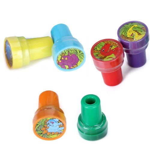 6x tampon encreur bricolage avec dinosaur conce...