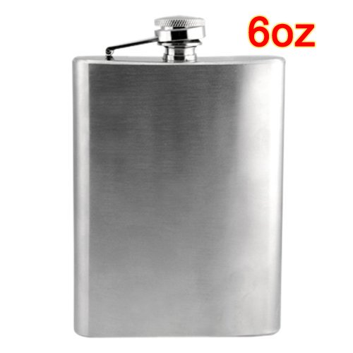 Lasque a alcool whisky en acier inox 6 oz bistr...