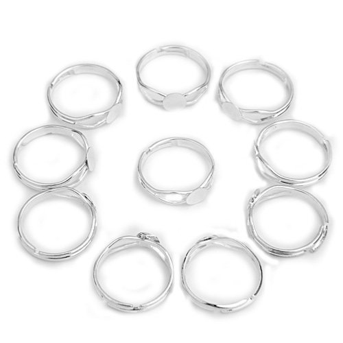 Lot de 10 support de bague anneau plateau rond ...
