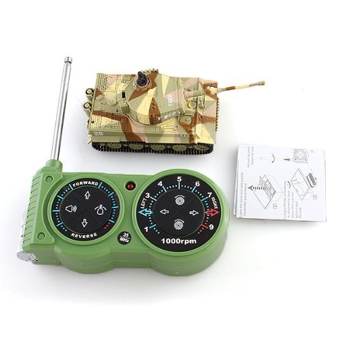 1:72 mini tank char assaut vehicule rc telecomm...