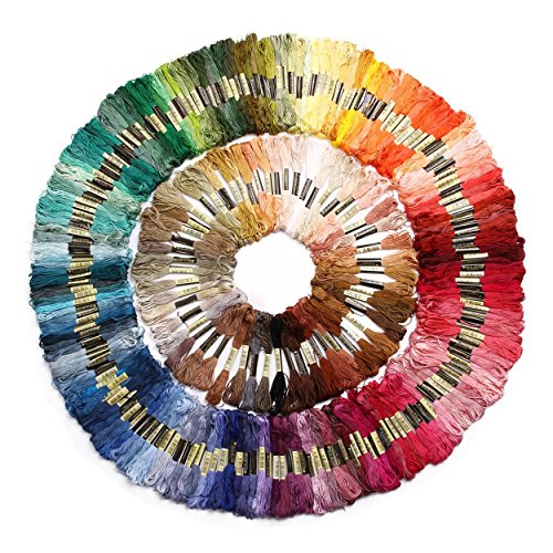 250 echevettes de fil pour point de croix brode...