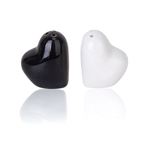 Saliere et poivriere mr. et mrs. en ceramique p...