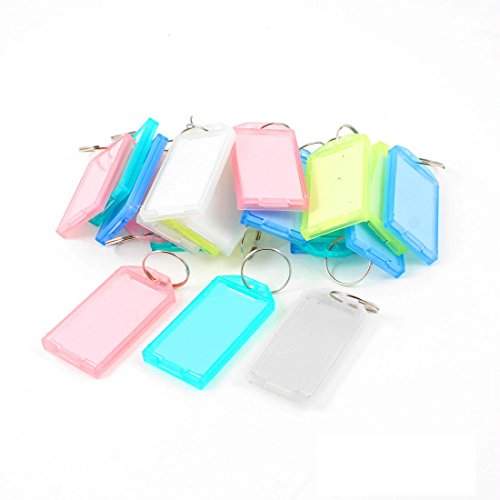 25 pcs multicolore plastique cle id etiquettes ...