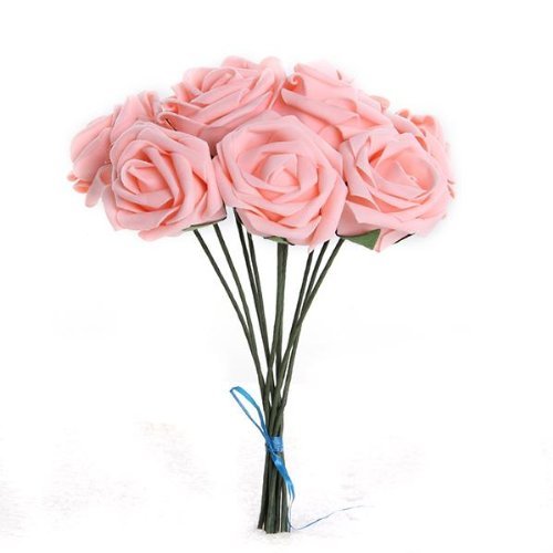Plante artificielle bouquet de fleurs rose rose...