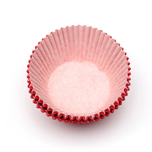 100 pcs rouge papier gobelet de gateau petit ga...