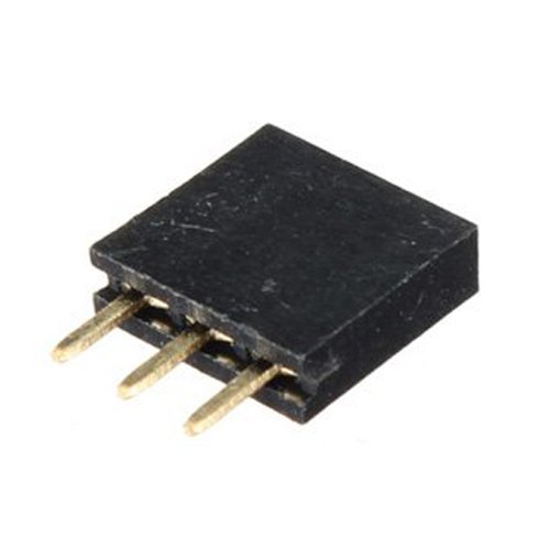 10pcs 2.54mm simple rangee femelle goupille pas...