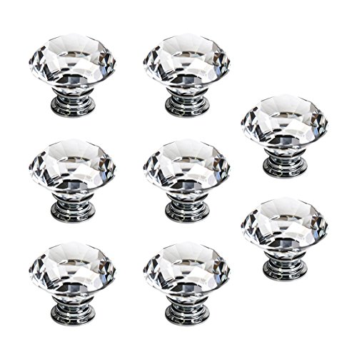 8 x poignee boutons de porte meuble tiroir 40mm...