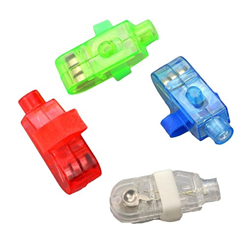 Ed doigts, lot de 40 pcs super lumineux led ann...