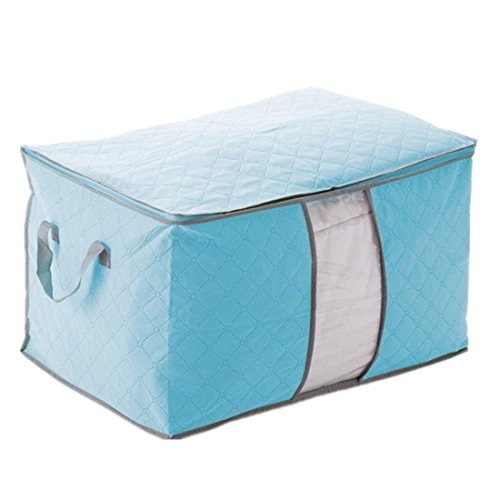 Bleu housse de rangement stockage sac boite pli...