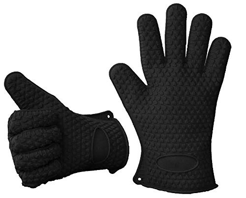 Gants en silicone barbecue mitaine de four micr...