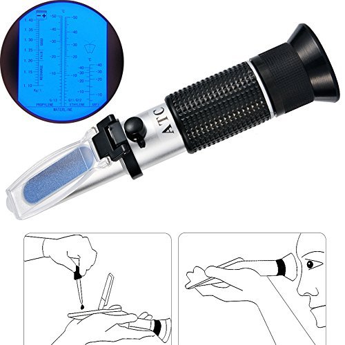 XCSOURCE Outil testeur liquide glycol moteur voiture batterie antigel réfractomètre te397 code EAN 4894479630341 