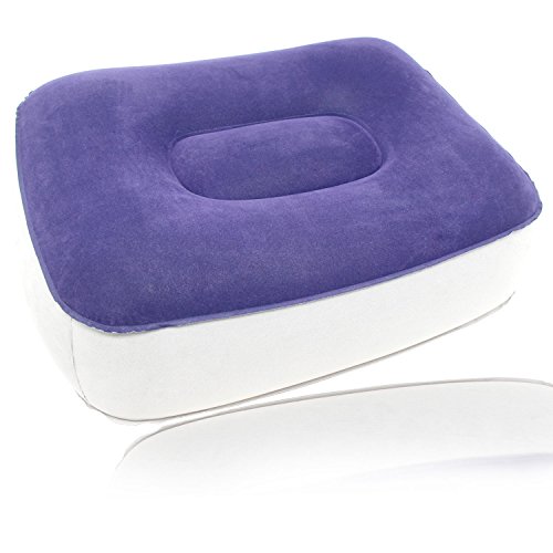 Oreiller coussin repose-pieds gonflable pour le...