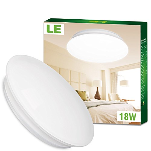 LE Plafonnier LED 18W Ø36cm, Lampe de Plafond, ...