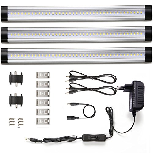 LE Lot de 3 unités, 4W Lampes de Placard 900lm,...