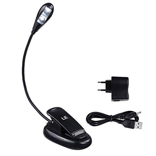 LE Portable LED Lampe de Lecture, Rechargeable ...