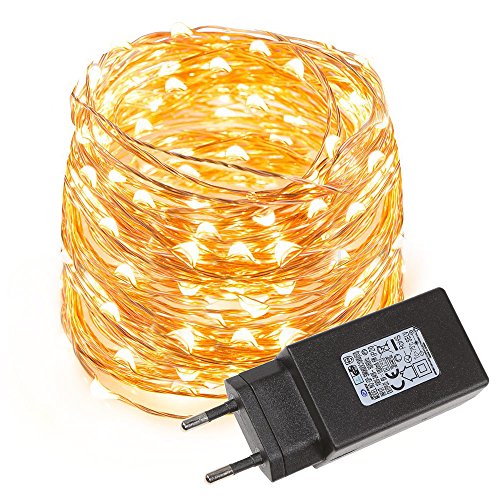 LE 10M Guirlande Lumineuse LED Etanche avec 100...