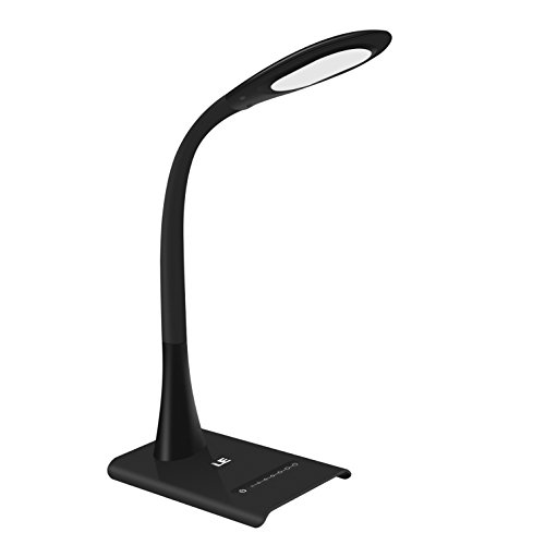 LE Lampe de bureau LED 8W Flexible, 7 Niveaux d...
