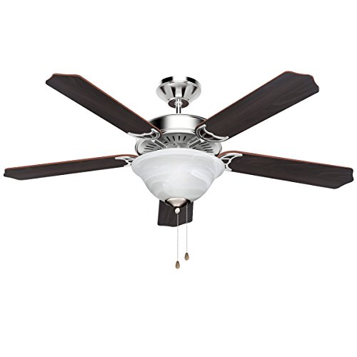 LE 132CM Ventilateur de Plafond à LED Moderne I...