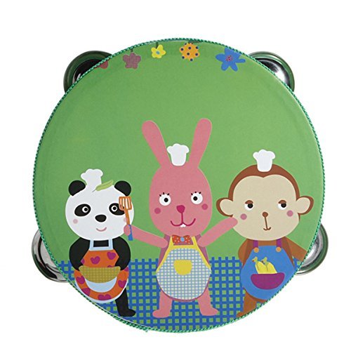 Tambourin tambour avec cloche jingles metal en ...