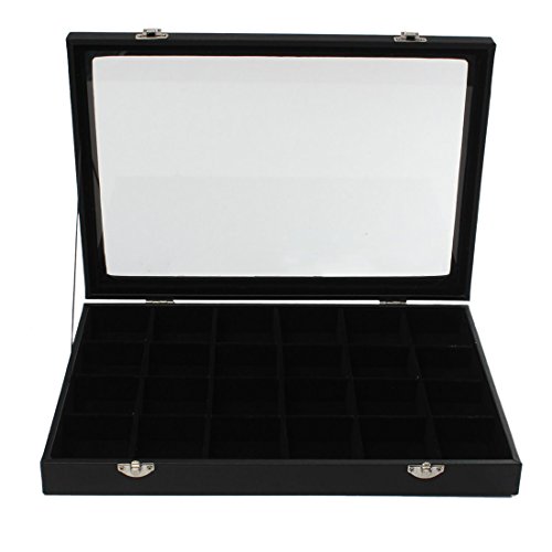 Boite de rangement Jewelery - TOOGOO (R)24 Grid...