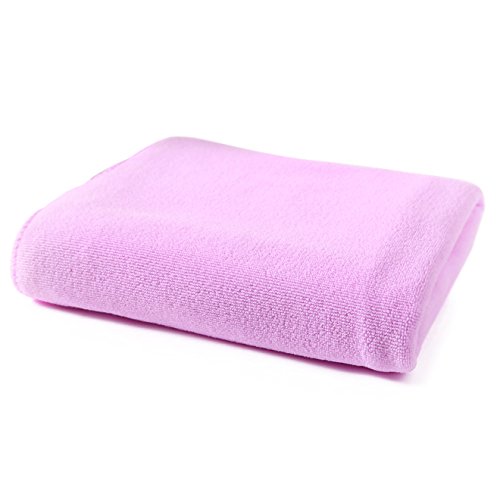 Absorbant Serviette - TOOGOO(R)70x140cm Absorbant Sechage en Microfibre Plage de Bain Serviette Gant de Toilette Douche (Violet Clair) 4894560451688 TOOGOO(R)