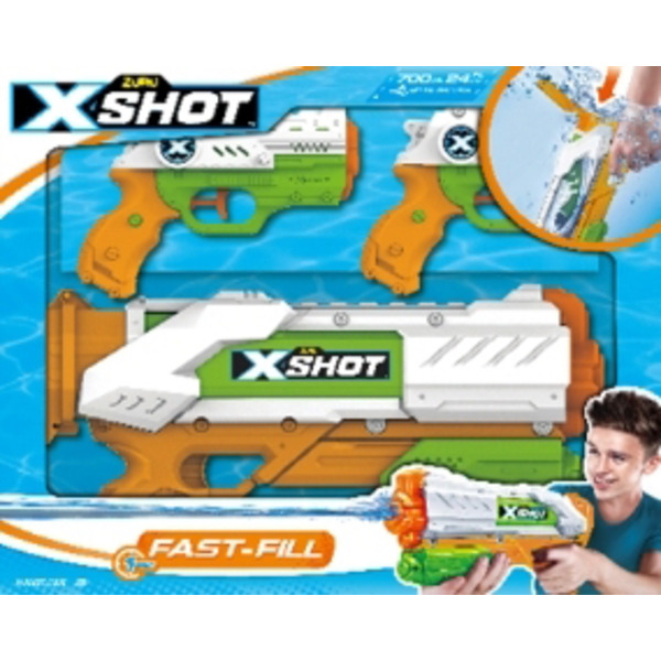Set de 3 pistolets à eau X shot 
