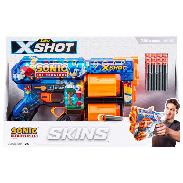X-SHOT Pistolet à fléchettes X-Shot skins Dread Sonic code EAN 4894680025790 