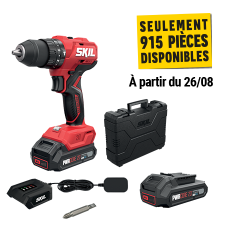 Perceuse-visseuse à Percussion BRUSHLESS 20 V SKIL code EAN 4894863201690 