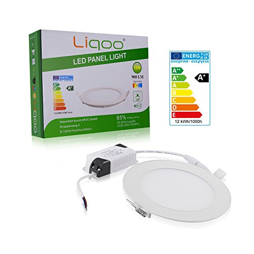 Ultraslim panneau led 12w plafonnier plafond ro...