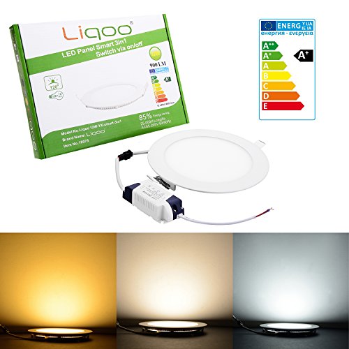 Ultraslim lampe panneau led smart 12w plafonnie...