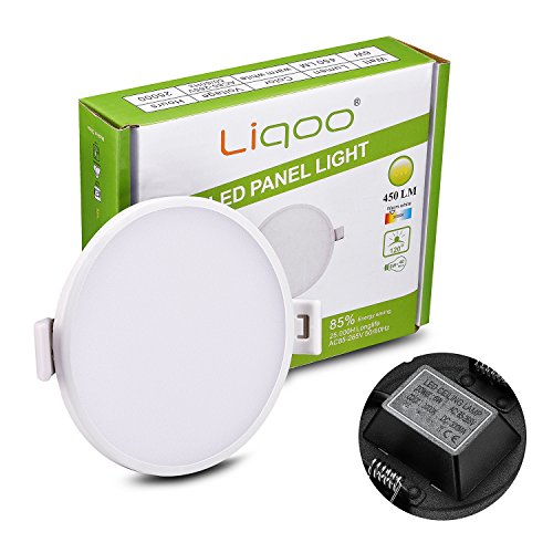 Ultraslim panneau led 6w plafonnier plafond ron...