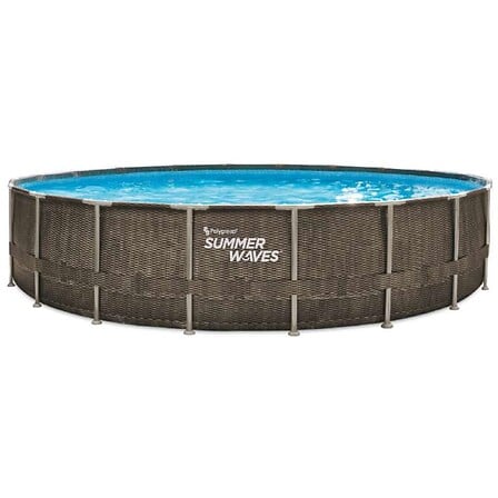 SUMMER WAVES Piscine Tubulaire Aspect Tréssé  Ø...