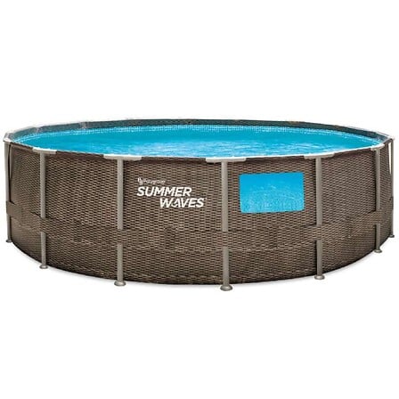 SUMMER WAVES SUMMER WAVES Piscine tubulaire ronde à hublot  Ø4,57x1,22m  Summer Waves code EAN 4895215111582 