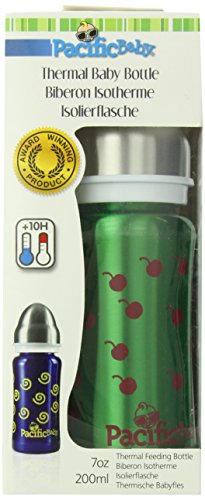Pacific Baby Biberon isotherme 3-in-one 200 ml - modèle : cerises 4897039722012 (4897039722012)